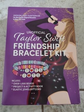 Taylor Swift Unofficial Friendship Bracelet Kit - Purple Bead Set
